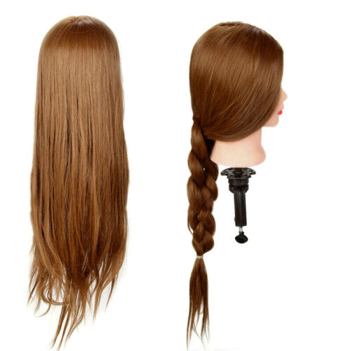 26'' Salon Hairdressing Makeup Training head Hairdressing Doll + Clamp