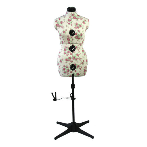 Adjustable Dressmaking Dummy UK 10-16 | Vintage Floral Design | Sewing Online