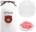 100 Pcs Fresh Keeping Bags, Cling Film Bag Plastic Food Storage Covers for Fruit Preservation and Food Storage
