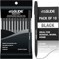 10-Pack Ballpoint Pen Set, Black – Medium Point (1.0mm) for Effortless Writing & Comfortable Grip – Ideal for Adults, Teachers, Home, Office, Exams, School, & Everyday Use