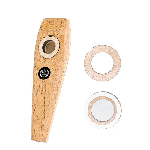 Traditional Wooden Kazoo - Easy To Learn Wind Instrument Fun Gift for All Ages