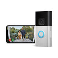 Ring Battery Video Doorbell Plus by Amazon | Wireless Video Doorbell Camera with 1536p HD Video, Head-To-Toe View, Colour Night Vision, Wi-Fi.