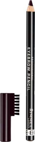 Rimmel Eyebrow Pencil, Black Brown, 1.4 g