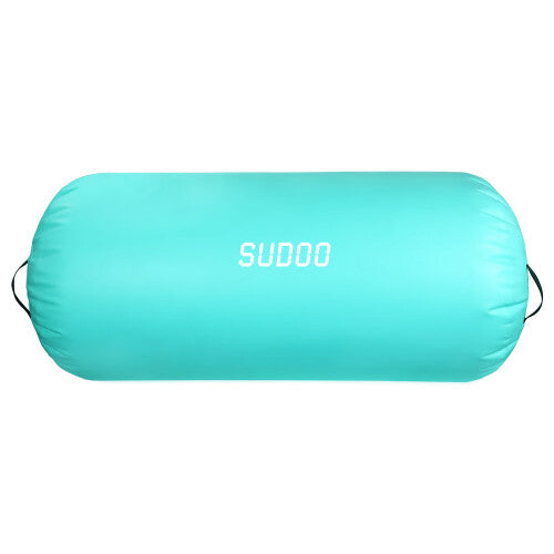 (Green, 120 x 75 cm) Inflatable Air Roller Gymnastics Mats Air Roll Air Barrel Tumbling Mat