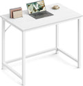 VASAGLE Computer Desk, Office Desk, 80 x 50 x 76 cm, for Study, Bedroom, Living Room, Maple White and Cloud White LWD038W44