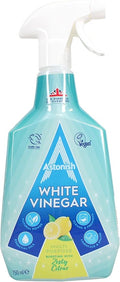 Astonish Multipurpose Cleaning Spray with White Vinegar, Powerful Cleaning for Surfaces, Zesty Lemon Scent, 750ml