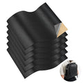 Artificial leather self-adhesive 20 x 30 cm, 6 pieces black leathers repair kit, waterproof artificial leather repair kit, leathers patches self-adhesive for couch, car seat