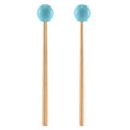 2Pcs Soft Rubber Sticks Wood Handle Bell Mallets for Glockenspiel Xylophone Music Instruments Parts Green