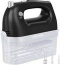 Lord Eagle Hand Mixer Electric Whisk, 400W Power Handheld Mixer for Baking Cake Egg Cream Food Beater, Turbo Boost/Self-Control Speed + 5 Speed + Eject Button + 5 Accessories, Black