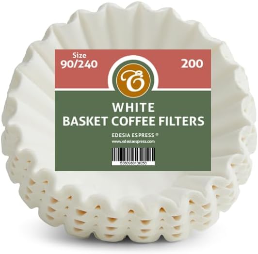 200 x 3 Pint White Commercial Coffee Filter Papers by EDESIA ESPRESS