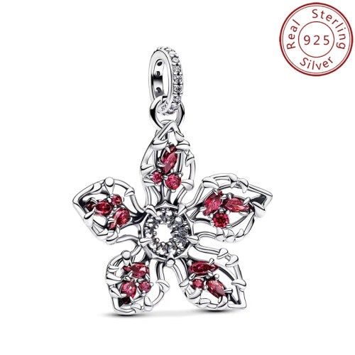 (GW-4) Hot Toy Strange Thing 925 Sterling Silver Beads Compatible Original Brand 1:1 Logo Bracelet Original DIY Jewelry Pendant Gift, New Hot Series