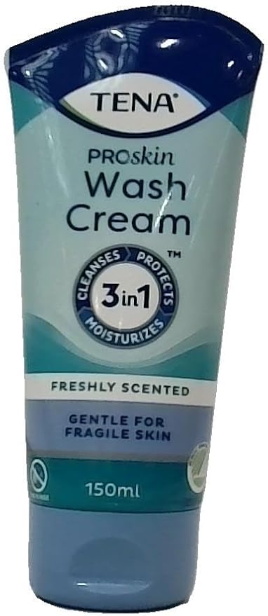 TENA proskin Wash Cream | 3 in 1 Protection Cream | 150ml Pack of 1
