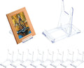 8Pcs Acrylic Plate Stands,Clear Display Stand Adjustable Clear Acrylic Plastic Display Stands Easel Multifunctional Display Holder for Photos, Place Cards, Phones, Books ( 6 x 11.2 x 10.5 cm)