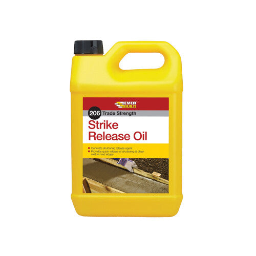 Everbuild 206 Strike Release Oil Highy Effective Release Agent 5 Litre