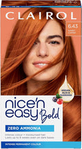 Clairol Nice N Easy Permanent Bold Zero Ammonia Hair Dye 6.43 Sunset Copper