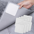 Non Slip Carpet Grippers for Laminate floors Anti Slip Rug Underlay Gripper for Rugs Vacuum Tech Rug Pads Grippers Anti Curling Carpet Grips on Tile Floor 10 x 10 cm 8 pieces