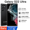 (black) S22 Ultra 7.5 Inch Big Screen Smart Phone