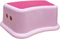 ANSIO Step Stool For Toilet with Non-Slip Surface, One Step Potty Step Stool for Toddlers For Bathroom And Sink, Plastic Kitchen for kids (Pink)