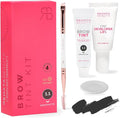 RB RENATA BEAUTY Brow Tint Kit – Eyebrow Tint Set – Dye Kit with Color Tint, Cream Developer and Styling Brush – Long-Lasting Effect Up to 4 Weeks – 30 Applications [Graphite]
