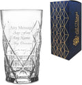 Personalised Engraved Keops Hiball Gin or Cocktail Glass Comes with Gift Box, Personalise with Any Message for Any Occasion - Product Engraved in The UK