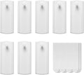 Large Universal Frame Hanger, 8 Picture Hangers, 12 Large Removable Adhesive Strips, Damage Free Picture Hanging Hooks Heavy Duty, No Nails Picture Hooks