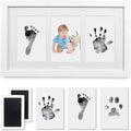 Baby Handprint and Footprint Kit, Baby Framed Photo Kit with 100% Clean-Touch Ink Pad for Newborn Baby, Perfect baby gift
