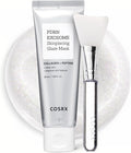 COSRX PDRN Exosome Skinplaning Glaze Mask 50ml, Peel Off Face Mask for Glass Skin and for Gentle Exfoliation, Overnight Wrapping Treatment, Korean Skincare