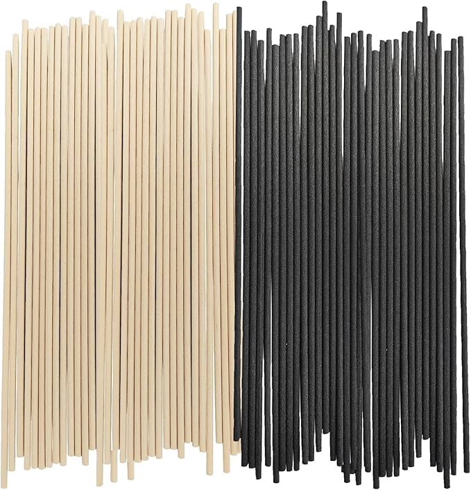 100pcs Reed Diffuser Sticks - 7 Inch Fragrance Refill Reed Thick Diffuser Sticks Oil Fragrance Diffuser Stick Replacement