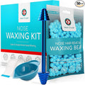 Medi Grade Nose Waxing Kit for Men and Women with Reusable Wax Sticks and Microwavable Cup, 50g - Eco-friendly Wax Kit for Unsightly, Itchy Nasal Hair - Nose Hair Remover with Skin Tape, Bag