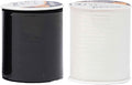 Korbond Black and White Sewing Thread Set - 320m Polyester Spool - Crafting, Sewing, Hand and Machine
