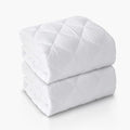 Single Mattress Protector - Pack of 2 Quilted Mattress Cover (91x190cm) – Premium Microfiber Anti-Allergy Mattress Pad