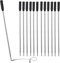 10 x Pack Black Ballpoint Pen Refills, Medium Size Tip 11.6cm, Cross 8513 Compatible, Ball Pen Ink Cartridges Fits Cross Ballpoint Pens for Smooth Writing (10)