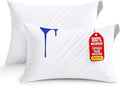 Utopia Bedding Waterproof Zippered Pillow Protectors (50 x 75 cm) - Pack of 2 - Anti Bed Bug and Dust Mite Proof Pillow Encasement