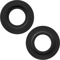 2 Pack Metal Lamp Shade Reducer Ring, E27/E14 Light Fitting Lampshade Washer Adaptor Converter, Retainer Rings for Light Fixture (Black)[Energy Class A]