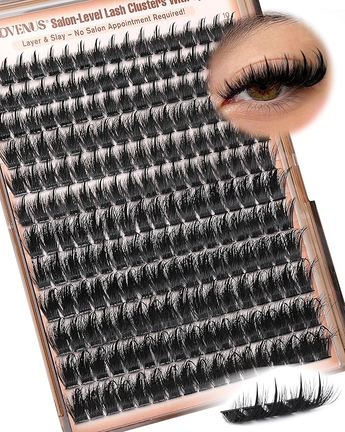 Manga Lash Clusters With Spikes Wispy Cluster Lashes Fluffy Individual Eyelashes Anime Eyelash Clusters Reusable Fairy Eyelash Extensions Lashes Individual Cluster (D Curve 12-18mm 204pcs)