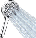Magichome Pro High Pressure Shower Head with 9 Spray Modes, Bathroom Large Powerful Chrome Showerhead for Low Water Pressure