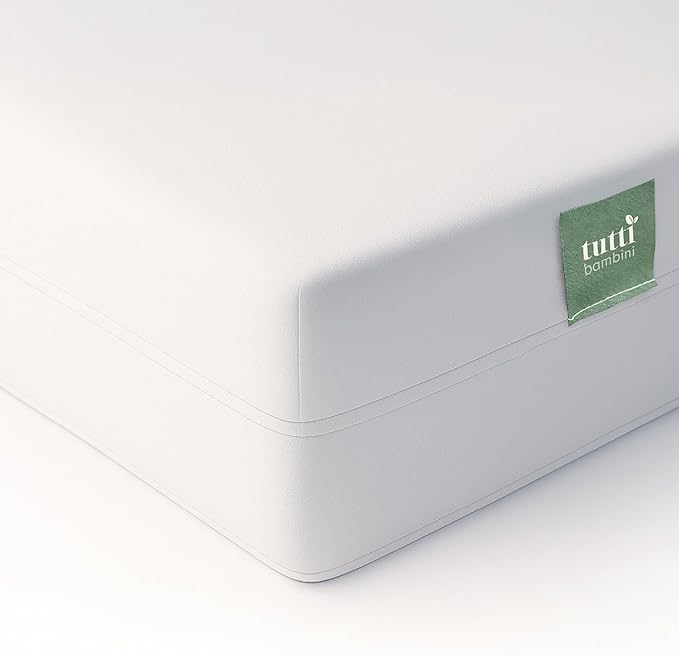 Tutti Bambini Essentials Fibre Cot Mattress 140x70x7 cm - Hypoallergenic, Breathable & Water-Repellent Cot Bed Mattress, 100% Dent-Resistant Polyester Fibre Toddler Bed Mattress & Travel Cot Mattress