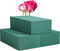 Floral Foam Blocks Pack of 3 Green Wet & Dry for Fresh (22 * 10 * 7CM) & Artificial Flower Arrangement, Plant, Florist Supplies for DIYs, Arts, Crafts & Weddings