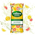Zoflora Lemon Zing Antibacterial Biodegradable Wipes, 1 x 96 Wipes, Multi-Surface Cleaning Wipes, Kills 99.9% of Bacteria & Viruses, Citrus Fresh Scent