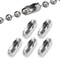 5 Pcs Stainless Steel Roller Blind Chain Connectors, Roller Blind Chain Connectors, Blind Cord Connector Safety Device, Fits 4.5mm Roller, Roman and Vertical Blinds[Energy Class A]