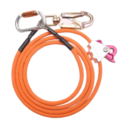 Steel Wire Core Flip Line Kit Adjustable Climbing Positioning Rope