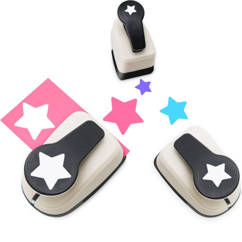 3Pcs Star Hole Punch, Paper Puncher, Puncher for Crafts, Punch Craftin