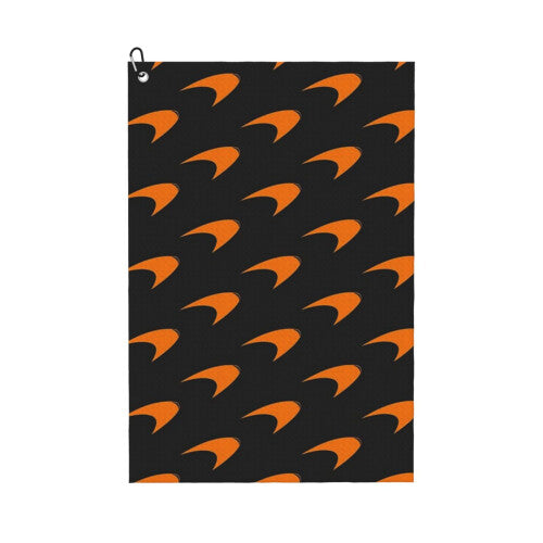 (Mclaren Mclaren Orange Logo_4436) Golf Towel Funny Printed Cristmas Gift for Men Women Husband Dad Mom Birthday Golfers Fan