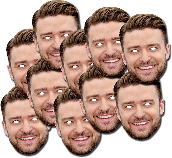 Personalised Photo Face Masks - DIY or Ready To Wear - Custom kits For Hen do, stag do, birthday party