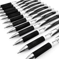 Zebra Classic Z-Grip Flight Ballpoint Pens, 1.2mm, Black Ink, Retractable with Rubber Comfort Grip, Pack of 10