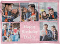 Personalised Photo Blanket – Customised Blanket Prints with Pictures – Premium Quality Custom Blanket for Home Décor or Gifts Designs