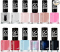 RIMMEL LONDON - 60 Seconds Super Shine Nail Polish Set - Super Glossy, Ultra Shiny Finish - Precise One Stroke Application - Up To 10 Days Wear - High Impact Colour - 12 Assorted Shades