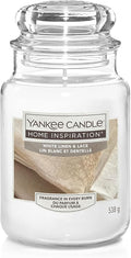 YANKEE CANDLE White Linen & LACE L