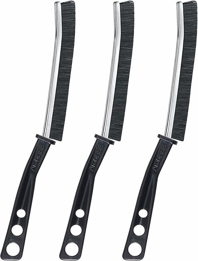 Upgraded 2025 3PCS Crevice Cleaning Brush, Bathroom Tile Groove Gap Cleaning Brush, scrubbing brush, grout cleaning brush, Ultimate Cleaning Tool for Windows, Grout and Small Spaces