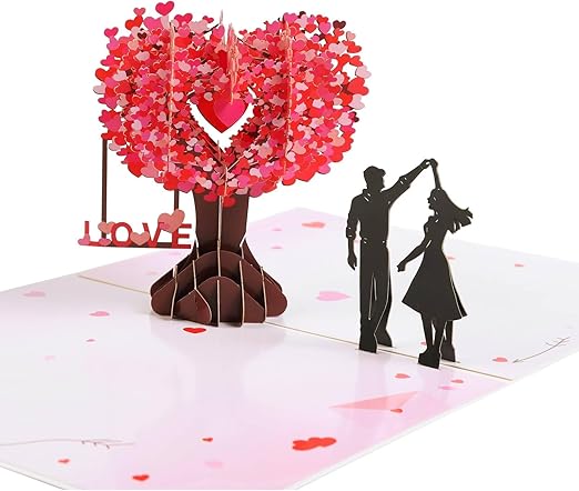 Valentines Card for Him Her Valentine's Day Anniversary Card for Husband Wife Girlfriend Boyfriend - Ideal for Christmas Valentines Cards -Fiancee Partner Greeting Cards for Loved One/Birthday Card